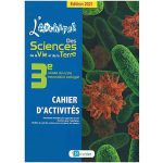 L'ARCHIPEL DES SVT 3AC CAHIER D'ACTIVITES 2021