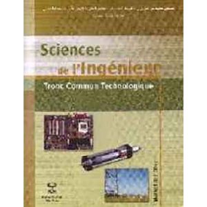 SCIENCES DE L'INGENIEUR TRONC C.TEC