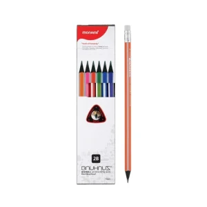 Crayon Graphite HB  MONAMI Bauhaus – Bois noir