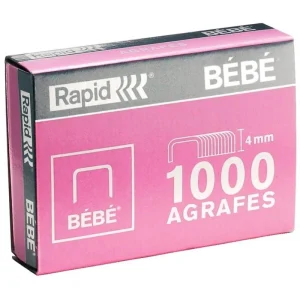 Rapid RBB84 Agrafe Bebe 8/4 Cuivree Boîte De 1000