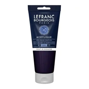 Lb Acrylique Fine 200ml Tube Violet de Dioxazine
