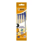 Pack de 4 stylos à bille Cristal Up Medium – Bleu