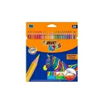 Pack de 24 Crayons de Couleurs – Evolution Stripes