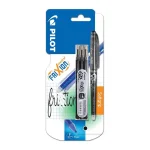 Stylo à bille Frixion effaçable + set de 3 recharges – Noir