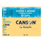 Papier à dessin couleurs vives mi-teintes – 12 feuilles