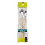 Set de 4 pinceaux polyamide Brun