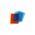 Protège-Cahier Cristal 24X32 Transparent Rouge
