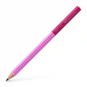 Crayon à papier Bicolore Rose Jumbo Grip