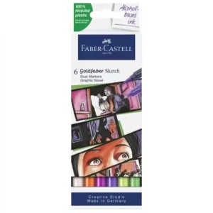 Set de 6 Marqueurs Goldfaber Sketch Graphic Novel