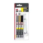 Set de 3 marqueurs Textil painter Glitter 3mm