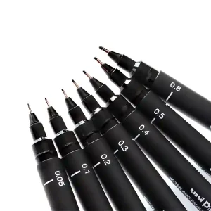 Pin Stylos feutres techniques Encre noire 0,4mm