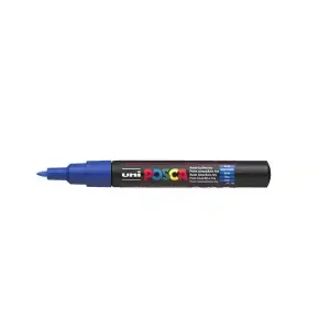 Marqueur peinture Posca PC 5mm Bleu métallique