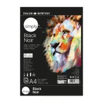 Bloc de dessin Simply A4 Papier noir – 60 pages