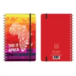 Notebook à spirale This is Africa – Rouge
