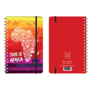 Notebook à spirale This is Africa – Rouge