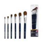 Set de 6 pinceaux plats 73895