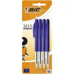Pack de 4 Stylos Bille M10 – Bleu