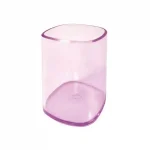 Pot à stylos transparent – Violet