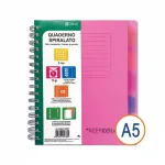 Cahier à spirale A5 avec intercalaires – 240 pages