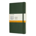 Carnet Classic ligné avec couverture souple 240 p Grand format – Vert Myrte