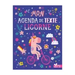 Mon agenda de texte Licornes – Grand Format