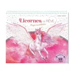 Carnet Licornes de rêve – Magie des paillettes – Avec 500 stickers