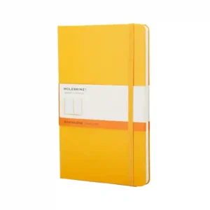 Carnet de poche ligné avec couverture rigide  – Orange