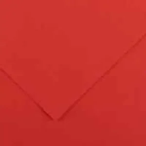 PAPIER BRISTOL FLUO 50*65 250G ROUGE SADIPAL