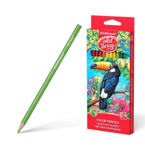 24 CRAYONS COULEUR 18CM ART BERRY TRI  ERICHKRAUSE
