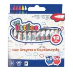12 CRAYONS A CIRE  THE LITTLIES