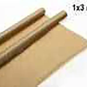 PAPIER KRAFT 1*3M FOND MARRON SADIPAL