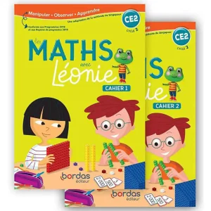 LES MATHS AVEC LEONIE CE2 CAHIER 1+2