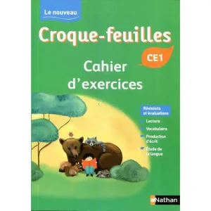 NOUVEAU CROQUE-FEUILLES CE1 CAHIER D'EXERCICES
