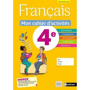 FRANCAIS MON CAHIER D'ACTIVITES 4°