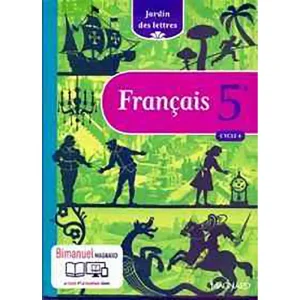 FRANCAIS JARDIN DES LETTRES 5° MANUEL