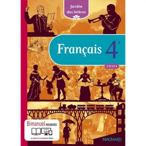 FRANCAIS JARDIN DES LETTRES 4° MANUEL