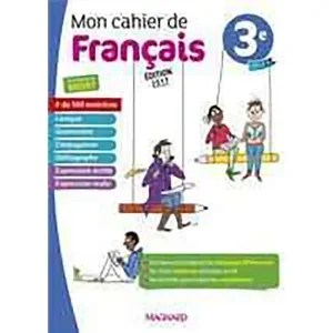 MON CAHIER DE FRANCAIS 3°
