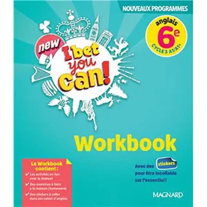 NEW I BET YOU CAN 6EME WORK BOOK
