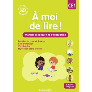 A MOI DE LIRE !CE1 MANUEL DE LECTURE ET D'EXPRESSION