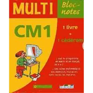 MULTI BLOC-NOTES CM1+CD