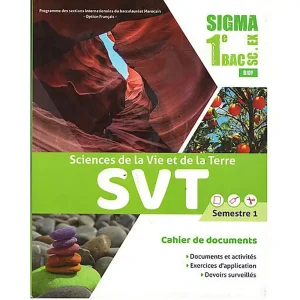 SIGMA SVT 1ER BAC S.EX TOME 1