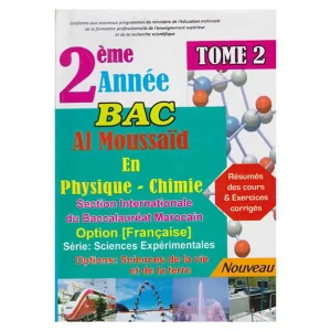 AL MOUSSAID EN PHYSIQUE CHIMIE 2BAC S.EX SVT T2