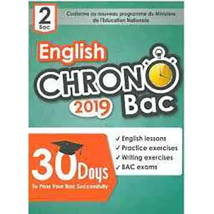 CHRONO 2 BAC ENGLISH