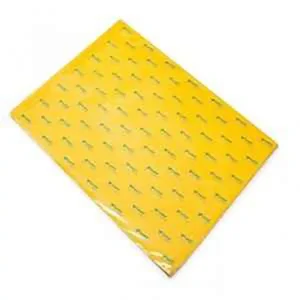 26F PAPIER SOIE 51*76CM JAUNE FONCE SADIPAL